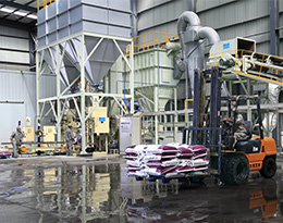 脱霉剂产品生产现场